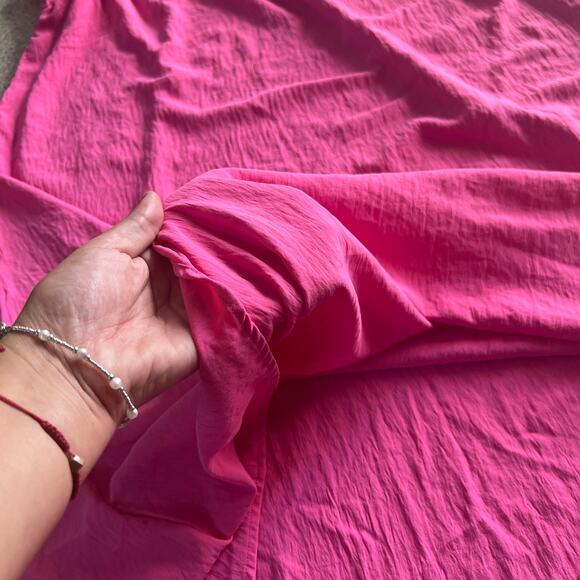 New Day Pink Midi Dress Sleeveless Spaghetti Strap Women M - Picture 9 of 10